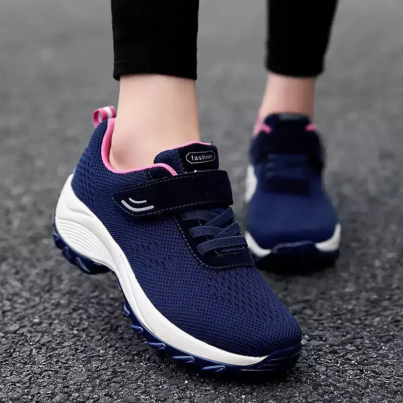 Women's Comfortable Woven Knit Orthopedic Sneakers