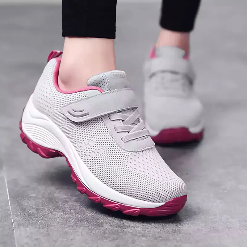 Women's Comfortable Woven Knit Orthopedic Sneakers