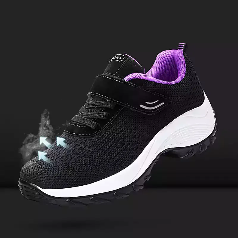 Women's Comfortable Woven Knit Orthopedic Sneakers