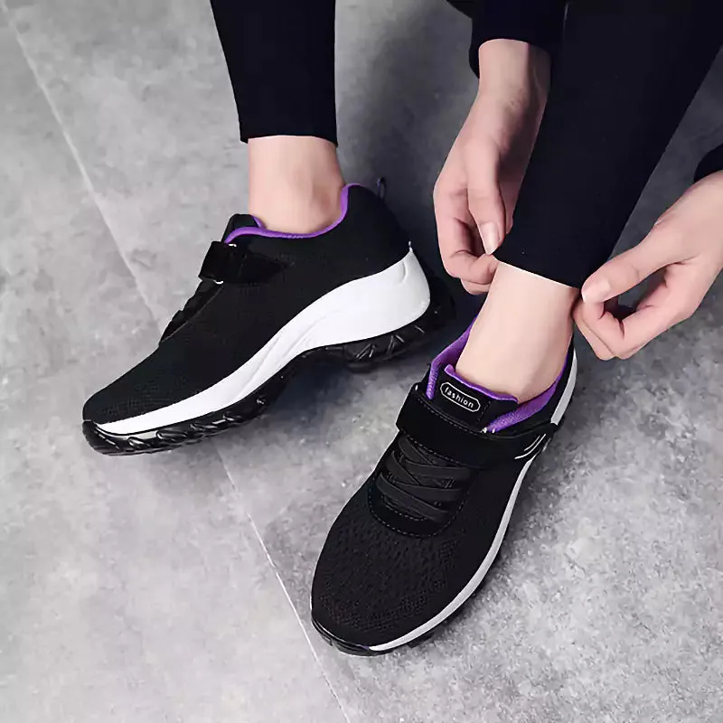 Women's Comfortable Woven Knit Orthopedic Sneakers