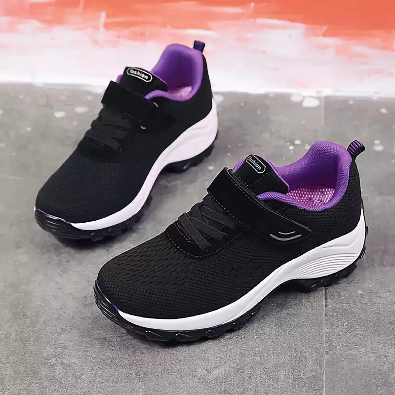 Women's Comfortable Woven Knit Orthopedic Sneakers