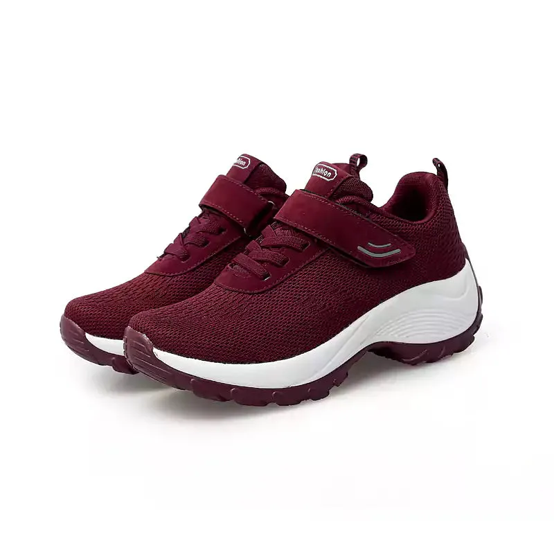 Women's Comfortable Woven Knit Orthopedic Sneakers