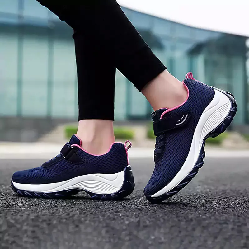 Women's Comfortable Woven Knit Orthopedic Sneakers