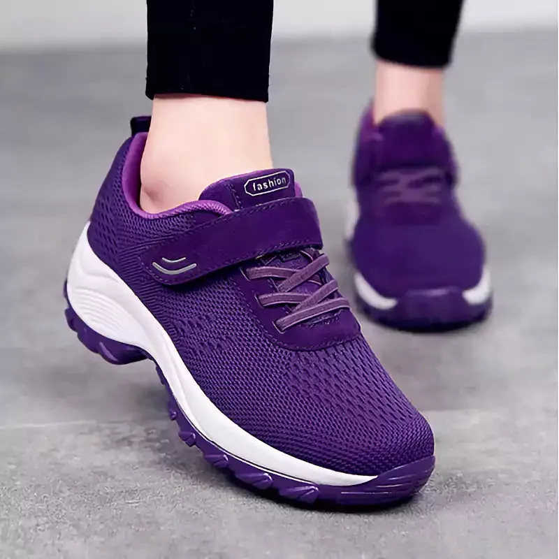 Women's Comfortable Woven Knit Orthopedic Sneakers