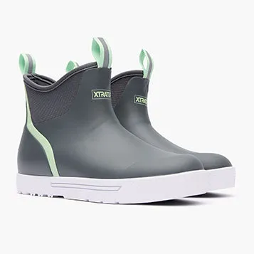 Xtratuf Women's 6" Wheelhouse Gray Ankle Deck Boots
